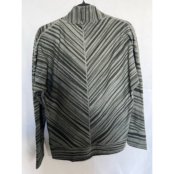 PrAna open front cardigan, Large, black and grey, lightweight - Picture 7 of 7